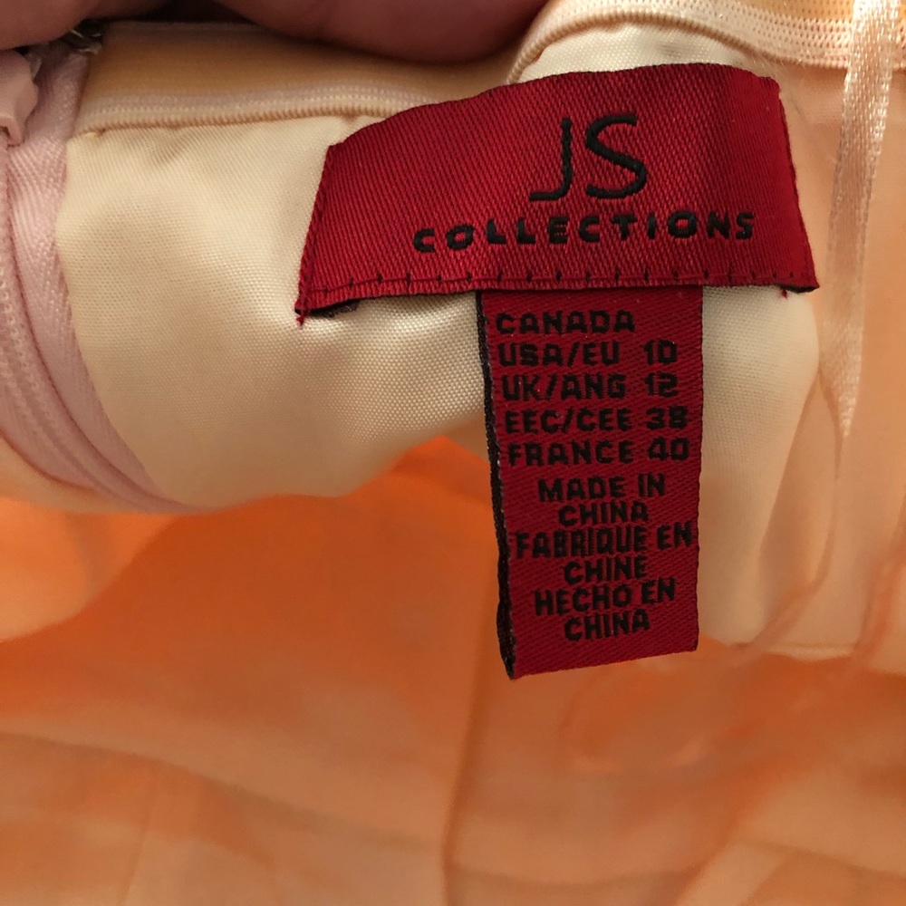 JS Collection peach color dress